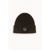 Clean Cut Copenhagen Smiley beanie Accessories Mørkebrun Melange