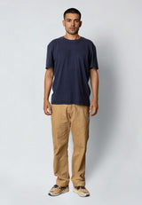 Fat Moose TAYLOR COTTON T-SHIRT T-shirts S/S Navy