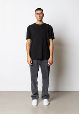 Fat Moose TAYLOR COTTON T-SHIRT T-shirts S/S Sort