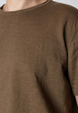 Clean Cut Copenhagen THOMAS KNITTED T-SHIRT T-shirts S/S Shitake