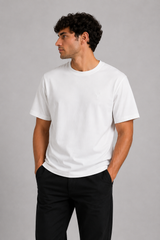 Fat Moose Traveller organic t-shirt T-shirts S/S Råhvid