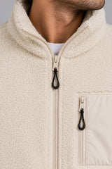 Fat Moose WOOD FLEECE JACKET Fleece Ecru