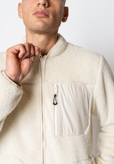 Fat Moose WOOD FLEECE JACKET Fleece Ecru