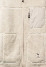 Fat Moose WOOD FLEECE JACKET Fleece Ecru