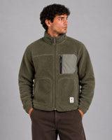 Fat Moose WOOD FLEECE JACKET Fleece Grey green/Black