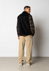 Fat Moose WOOD FLEECE VEST Fleece Sort