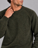 Fat Moose Woodland nops knit Strik Mørkegrøn