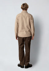 Fat Moose ACE BOUCLE OVERSHIRT Overshirts Vetiver