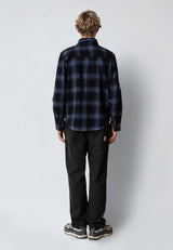 Fat Moose ADRIAN FLANNEL SHIRT Skjorte L/S Navy / Dark Navy