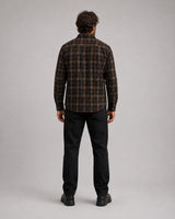 Fat Moose ADRIAN FLANNEL SHIRT Skjorte L/S Black/Ecru
