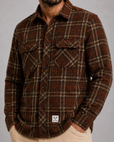 Fat Moose ADRIAN FLANNEL SHIRT Skjorte L/S Brown/Burnt orange