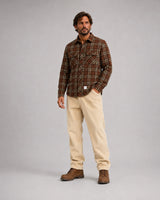 Fat Moose ADRIAN FLANNEL SHIRT Skjorte L/S Brown/Burnt orange