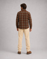 Fat Moose ADRIAN FLANNEL SHIRT Skjorte L/S Brown/Burnt orange