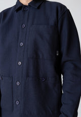 Clean Cut Copenhagen AXEL OVERSHIRT Overshirts Mørk Navy