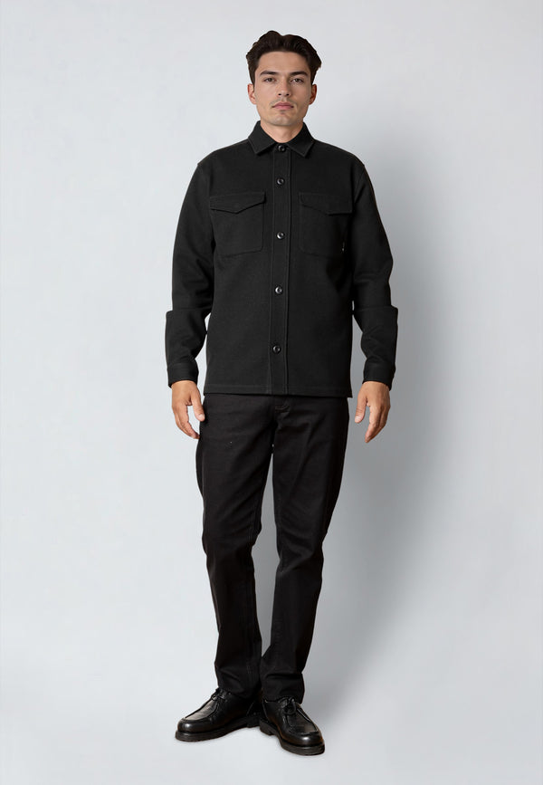 Clean Cut Copenhagen AYDEN OVERSHIRT Overshirts Sort