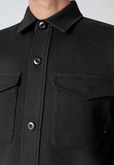 Clean Cut Copenhagen AYDEN OVERSHIRT Overshirts Sort