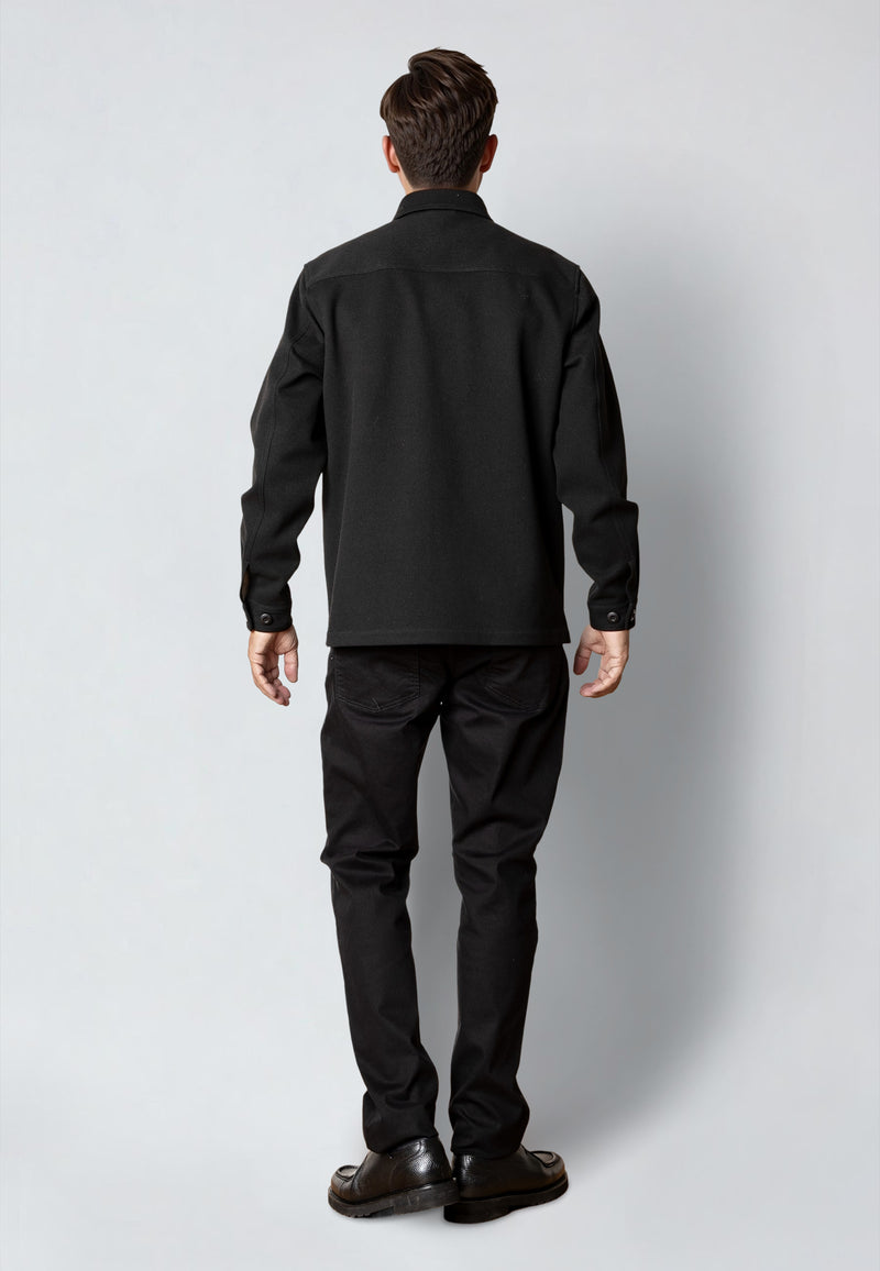 Clean Cut Copenhagen AYDEN OVERSHIRT Overshirts Sort