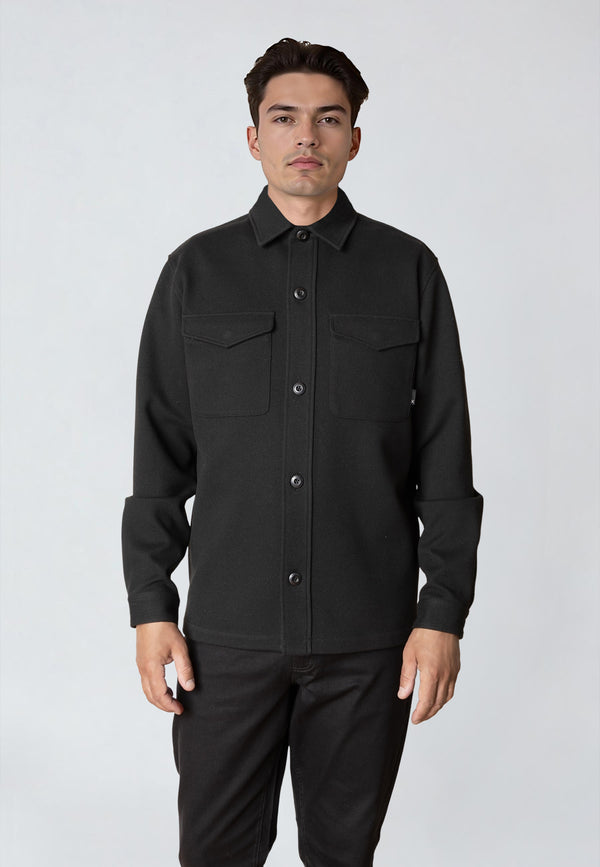 Clean Cut Copenhagen AYDEN OVERSHIRT Overshirts Sort