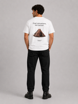 Fat Moose Adventure organic t-shirt T-shirts S/S Råhvid