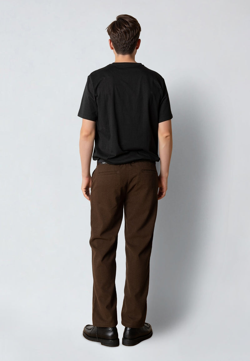 Clean Cut Copenhagen BARCELONA FLANNEL PANT Bukser Brun Melange