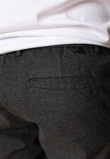 Clean Cut Copenhagen BARCELONA FLANNEL PANT Bukser Charcoal melange
