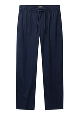 Clean Cut Copenhagen BARCELONA LINEN PANTS Bukser Navy