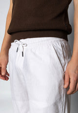 Clean Cut Copenhagen BARCELONA LINEN SHORTS Shorts Hvid