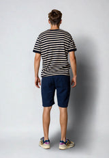 Clean Cut Copenhagen BARCELONA LINEN SHORTS Shorts Navy