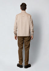 Clean Cut Copenhagen BARRON OVERSHIRT Overshirts Beige Melange