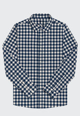 Clean Cut Copenhagen BIRKELY SHIRT Skjorte L/S Navy Ternet