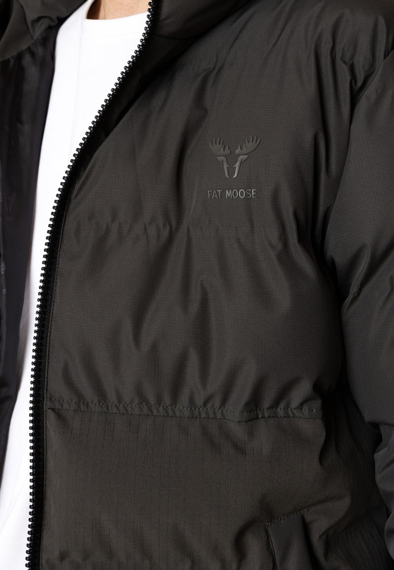 Fat Moose BIRK LONG PUFFER JACKET Jakker Grøn