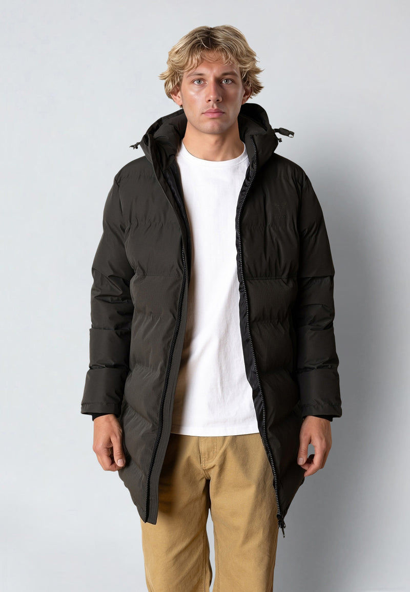 Fat Moose BIRK LONG PUFFER JACKET Jakker Grøn