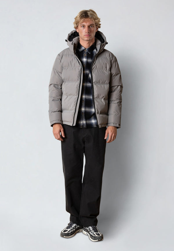 Fat Moose BIRK PUFFER JACKET Jakker Mid Grey