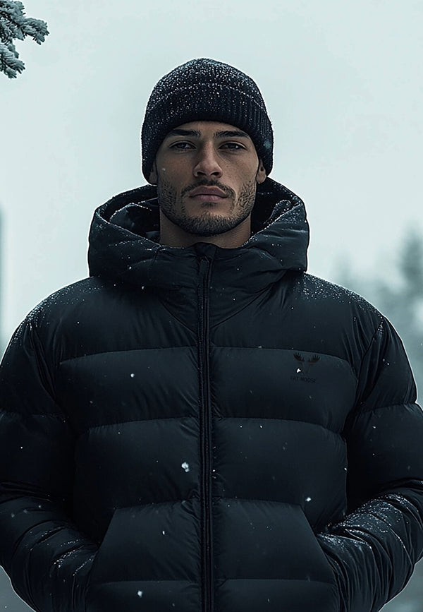 Fat Moose BIRK PUFFER JACKET Jakker Sort