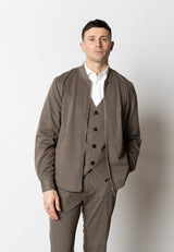 Clean Cut Copenhagen BRENDON JERSEY JACKET Jakker Dark Khaki
