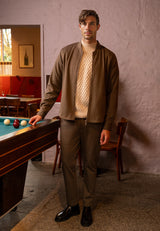 Clean Cut Copenhagen BRENDON JERSEY JACKET Jakker Dark Khaki