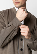 Clean Cut Copenhagen BRENDON JERSEY JACKET Jakker Dark Khaki
