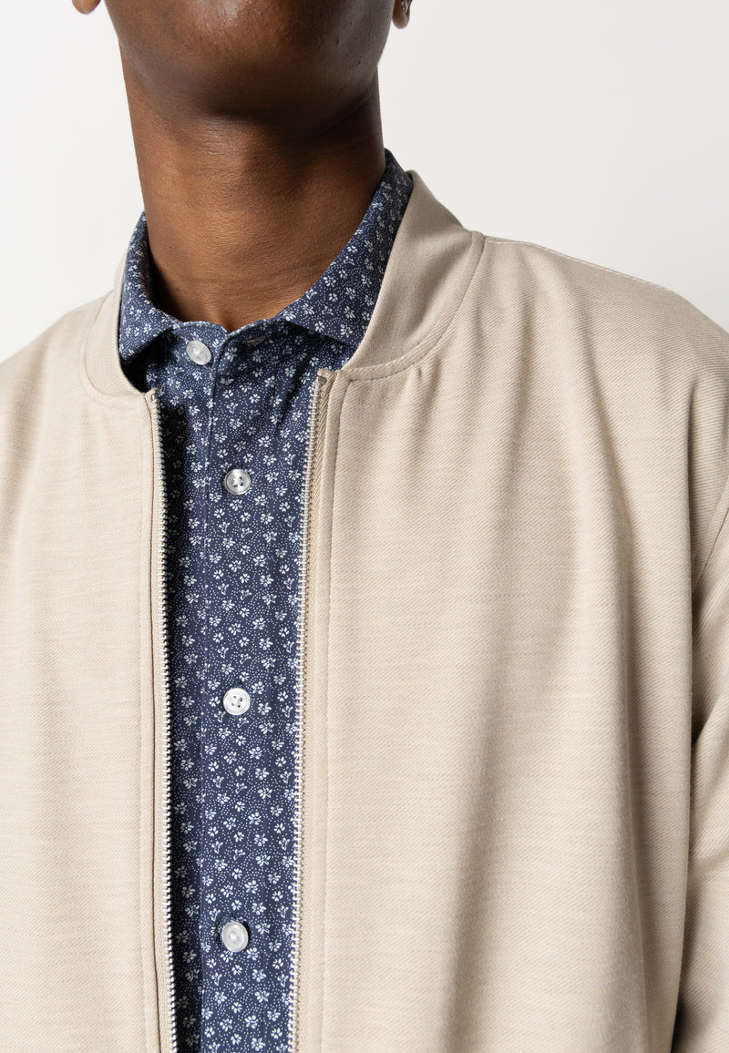 Clean Cut Copenhagen BRENDON JERSEY JACKET Jakker Ecru
