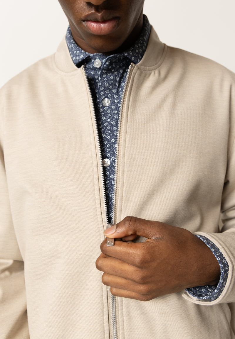 Clean Cut Copenhagen BRENDON JERSEY JACKET Jakker Ecru