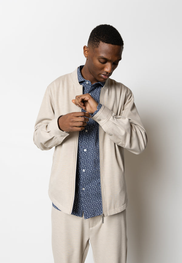 Clean Cut Copenhagen BRENDON JERSEY JACKET Jakker Ecru