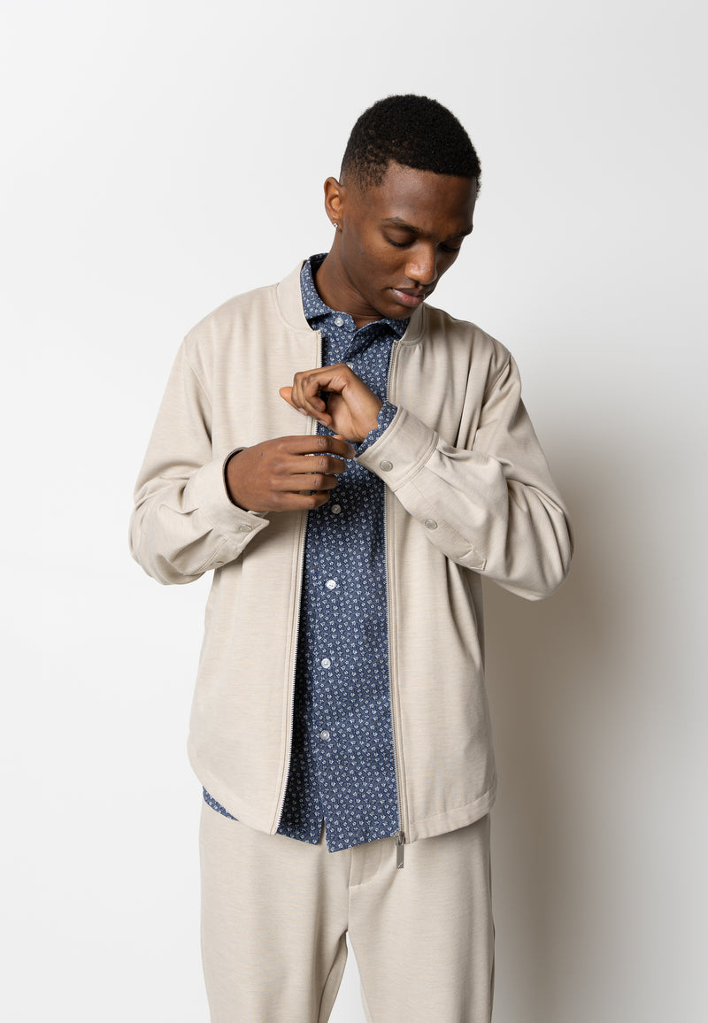 Clean Cut Copenhagen BRENDON JERSEY JACKET Jakker Ecru
