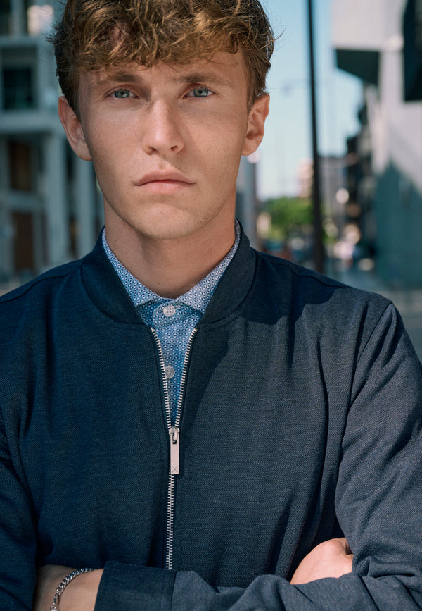 Clean Cut Copenhagen BRENDON JERSEY JACKET Jakker Navy