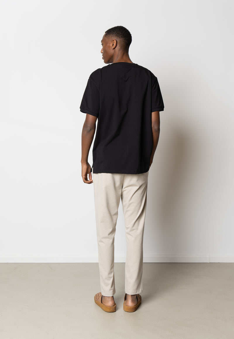 Clean Cut Copenhagen BRENDON JERSEY PANTS Bukser Ecru