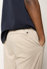 Clean Cut Copenhagen BRENDON JERSEY PANTS Bukser Ecru