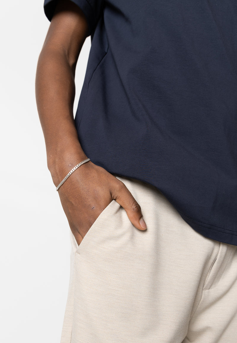 Clean Cut Copenhagen BRENDON JERSEY PANTS Bukser Ecru