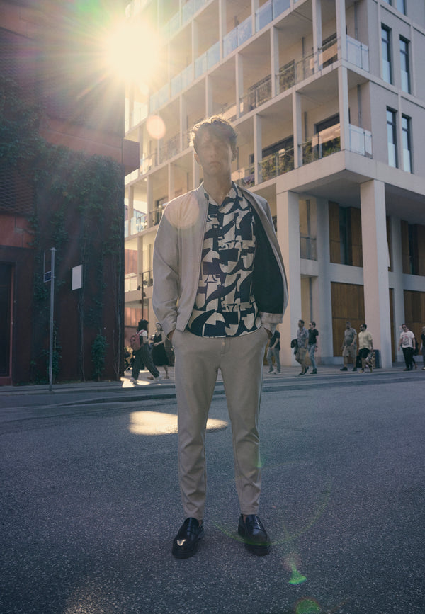 Clean Cut Copenhagen BRENDON JERSEY PANTS Bukser Ecru
