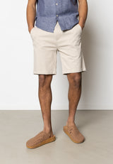 Clean Cut Copenhagen BRENDON JERSEY SHORTS Shorts Ecru