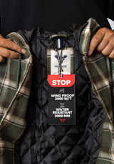 Fat Moose BRODY ACTIVE JACKET Jakker Check/Ecru/Army