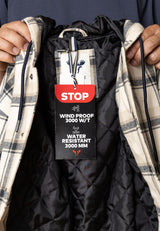 Fat Moose BRODY ACTIVE JACKET Jakker Check/Ecru/Navy