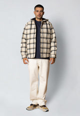 Fat Moose BRODY ACTIVE JACKET Jakker Check/Ecru/Navy